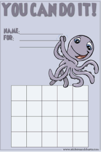 octopus sticker charts