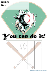 baseball sticker chart