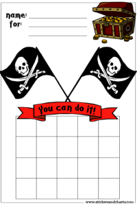 pirate theme reward chart