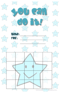 cute star chart for kids