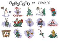 Christmas assorted stickers