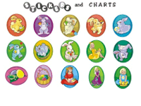 printable Easter egg stickers
