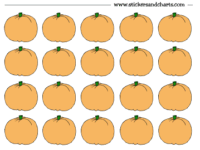 pumpkin stickers