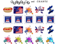 4th of July stickers