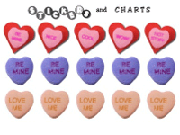 candy heart stickers